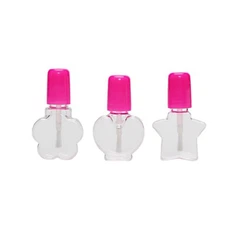 Prazne plastične bočice laka za nokte